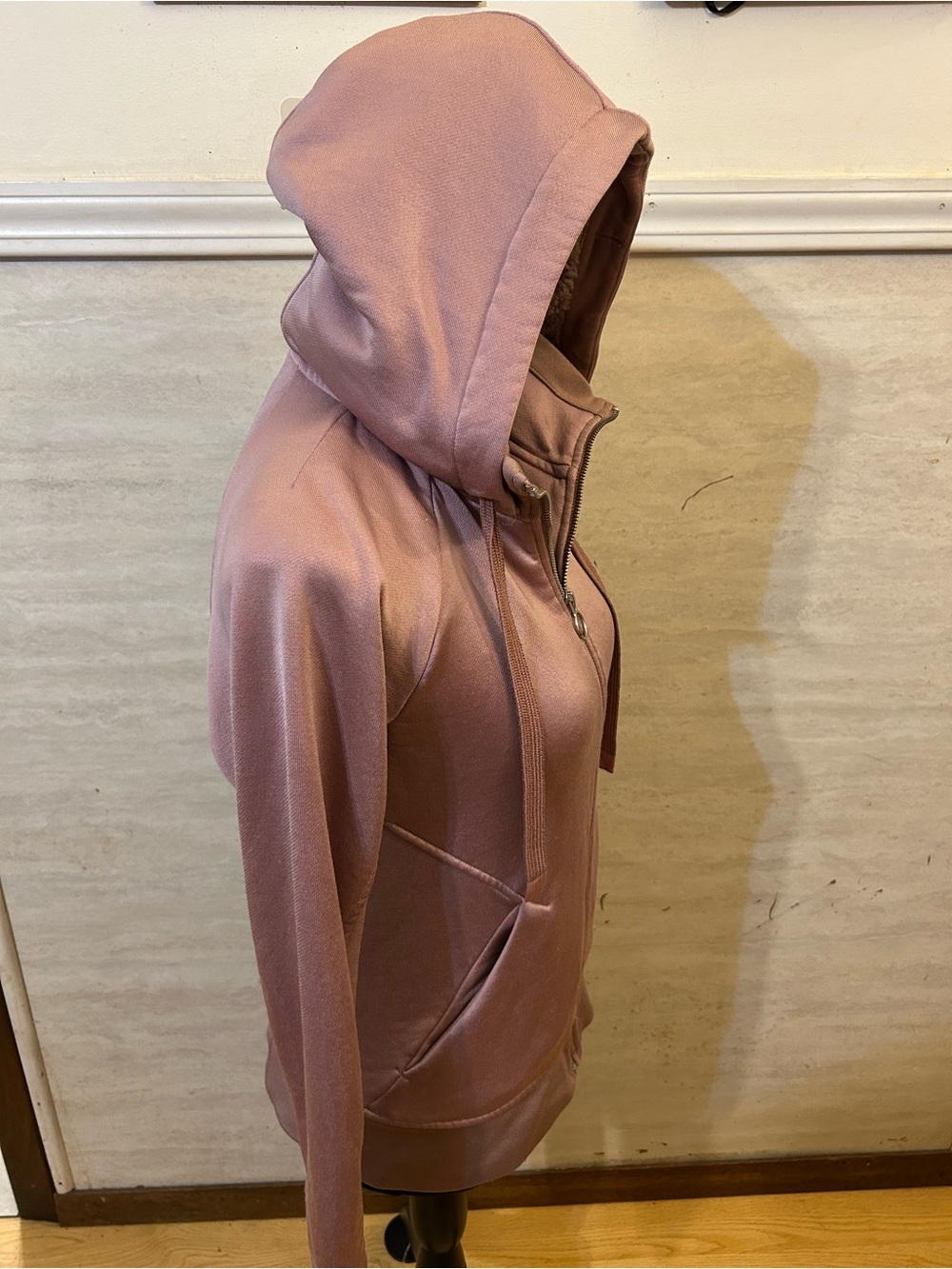 Athleta Triumph Luxe Shine Hoodie, Soft Faux-Fur Sherpa Lining - Picture 8 of 13